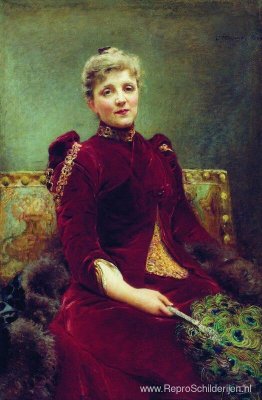 Portret van Hudenkova Portret van Hudenkova