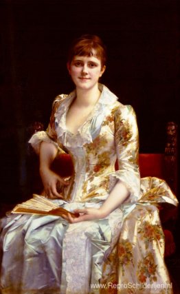 Portret van een jonge dame Portret van een jonge dame