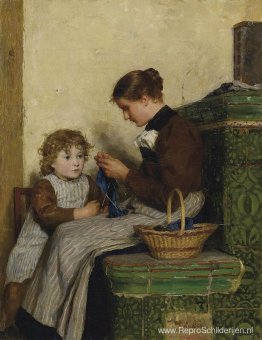 Bertha Gugger met dochter Bertha Gugger met dochter