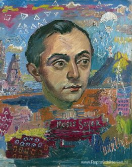 Portret van Mozes Soyer Portret van Mozes Soyer