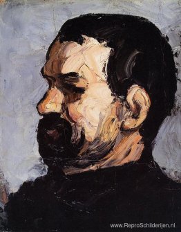 Portret van oom Dominique in profiel Portret van oom Dominique in profiel