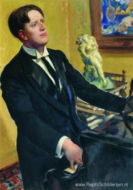 Portret van de componist D.V. Morozov Portret van de componist D.V. Morozov