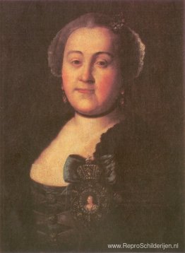 Portret van een Meesteres Agrippina Leontyevna Apraksina Portret van een Meesteres Agrippina Leontyevna Apraksina