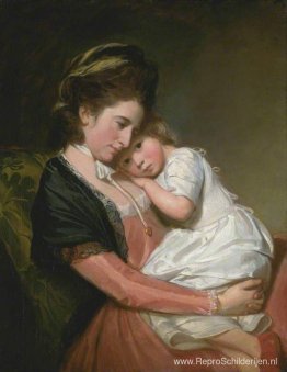 Mevrouw Johnstone en haar zoon Mevrouw Johnstone en haar zoon