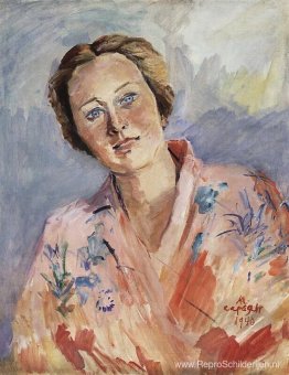 Portret van een ballerina Galina Ulanova Portret van een ballerina Galina Ulanova