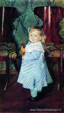 Portret van I.B. Kustodieva Portret van I.B. Kustodieva