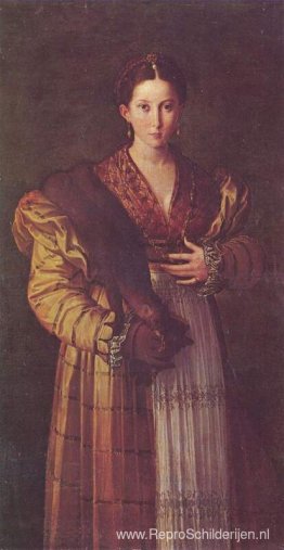 Portret van een jonge dame Portret van een jonge dame