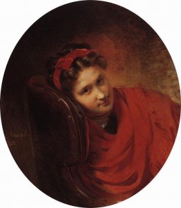 Portret van O.Makovskaja Portret van O.Makovskaja