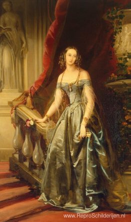 Portret van groothertogin Olga Nikolajevna Portret van groothertogin Olga Nikolajevna