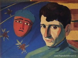 Portret van de dichter Yeghishe Charents Portret van de dichter Yeghishe Charents