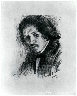 Portret van de Russische schilder Filipp Andrejevitsj Maljawin Portret van de Russische schilder Filipp Andrejevitsj Maljawin