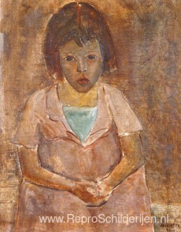 Verdrietig en ziek meisje Verdrietig en ziek meisje