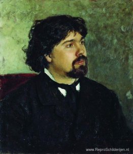 Portret van de kunstenaar Vasily Surikov Portret van de kunstenaar Vasily Surikov