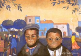 Twee zigeunerjongens Twee zigeunerjongens