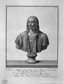 Portret van Raffaele Lanzio da Vitine Portret van Raffaele Lanzio da Vitine