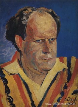 Portret van filmregisseur Sergei Eisenstein Portret van filmregisseur Sergei Eisenstein