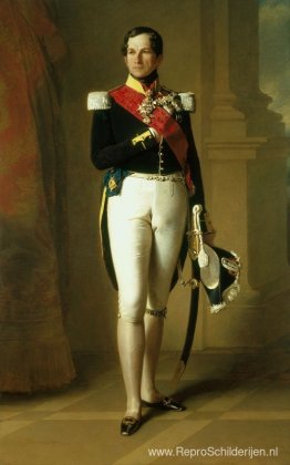 Portret van Leopold I van België Portret van Leopold I van België
