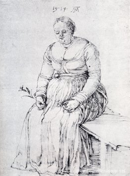 Zittende vrouw Zittende vrouw