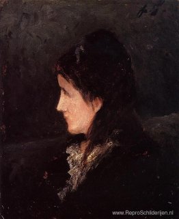 Portret van Ingeborg Thaulow Portret van Ingeborg Thaulow