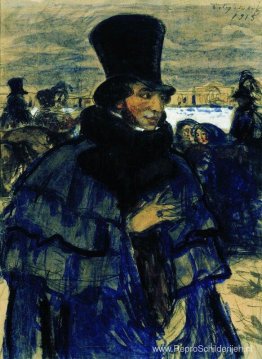 Portret van Alexander Poesjkin aan de Neva-dijk Portret van Alexander Poesjkin aan de Neva-dijk