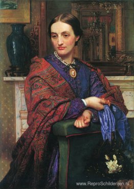Portret van Fanny Holman Hunt Portret van Fanny Holman Hunt