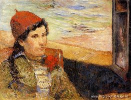 Jonge vrouw bij het raam Jonge vrouw bij het raam