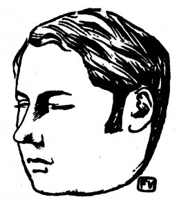 Portret van de Franse dichter Jules Laforgue Portret van de Franse dichter Jules Laforgue