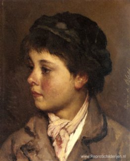 Portret van een jonge jongen Portret van een jonge jongen