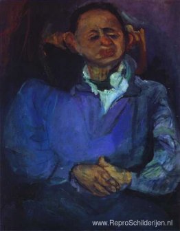 Portret van de beeldhouwer, Oscar Miestchaninoff Portret van de beeldhouwer, Oscar Miestchaninoff