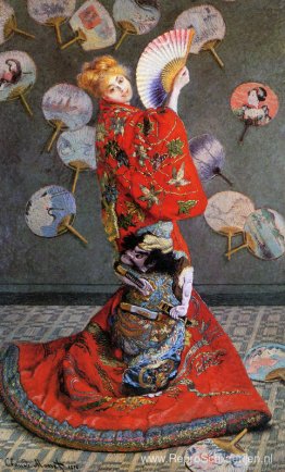 Japans (Camille Monet in Japans kostuum) Japans (Camille Monet in Japans kostuum)