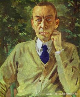 Portret van de componist Sergei Rachmaninov Portret van de componist Sergei Rachmaninov