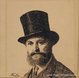 Portret van Manet Portret van Manet