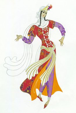 Wachtende dame, project voor Sheherazade Wachtende dame, project voor Sheherazade