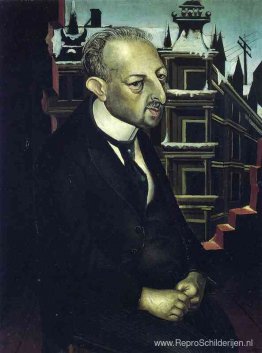 Portret van de advocaat Dr. Fritz Glaser Portret van de advocaat Dr. Fritz Glaser