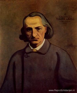 Portret van Baudelaire Portret van Baudelaire