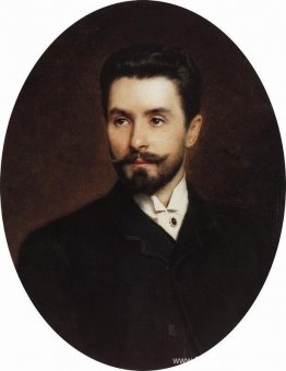 Portret van de Russische operazanger Nikolay Figner Portret van de Russische operazanger Nikolay Figner