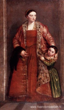 Livia da Porto Thiene en haar dochter Porzia Livia da Porto Thiene en haar dochter Porzia
