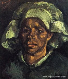 Boerin, Portret van Gordina de Groot Boerin, Portret van Gordina de Groot