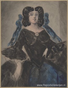 Portret van een dame Portret van een dame
