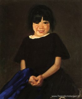Portret van een meisje in het zwart Portret van een meisje in het zwart