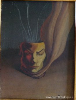 Portret van Gherasim Luca Portret van Gherasim Luca