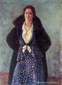 Portret van actrice Angelina Osipovna Stepanova Portret van actrice Angelina Osipovna Stepanova