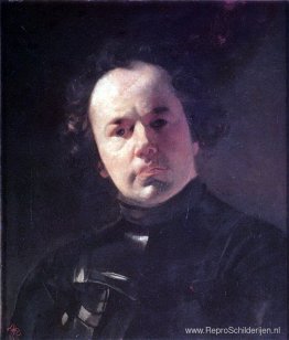 Portret van Ya. F. Yanenko met pantser Portret van Ya. F. Yanenko met pantser