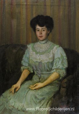 Portret van Praskovia Tsjaokovskaia Portret van Praskovia Tsjaokovskaia
