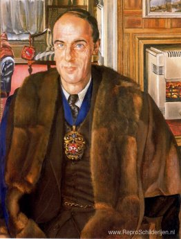 Portret van JE Martineau Portret van JE Martineau