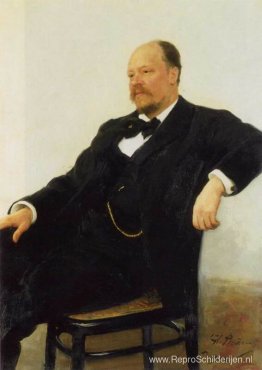 Portret van de componist Anatoly Konstantinovich Lyadov Portret van de componist Anatoly Konstantinovich Lyadov
