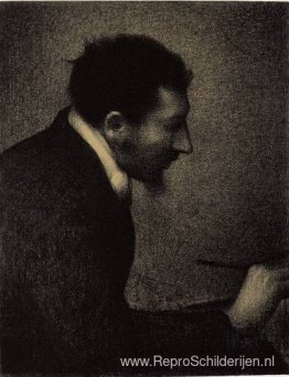 Portret van Edmond-François Aman-Jean Portret van Edmond-François Aman-Jean