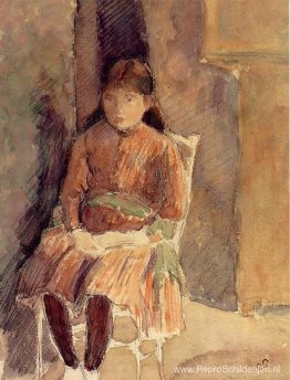 Portret van Jeanne, de dochter van de kunstenaar Portret van Jeanne, de dochter van de kunstenaar