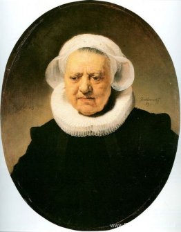 Portret van Aechje Claesdar Portret van Aechje Claesdar