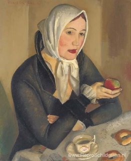 Vrouw Met Appel Vrouw Met Appel